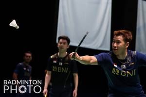 Kevin Sanjaya Sukamuljo & Marcus Fernaldi Gideon (Badminton Photo/Raphael Sachetat)