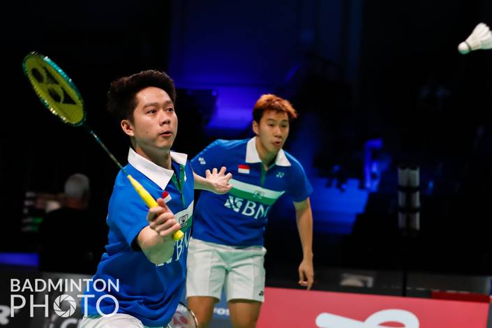 Kevin Sanjaya Sukamuljo & Marcus Fernaldi Gideon (Badminton Photo/Mikael Ropars)