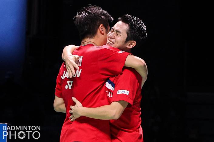 Takuro Hoki & Yugo Kobayashi (Badminton Photo/Yohan Nonotte)