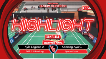 Kyla Legiana Agatha (SGS PLN Bandung) VS Komang Ayu Cahya Dewi (Djarum Kudus)