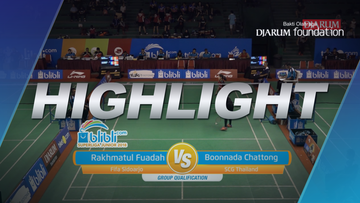 Rakhmatul Fuadah (Fifa Sidoarjo) VS Boonnada Chattong (SCG Thailand)