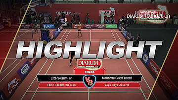 Ester Nurumi Tri Wardoyo (Exist Badminton Club) VS Maharani Sekar Batari (Jaya Raya Jakarta)