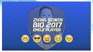 Zhang Beiwen - Emoji Players at BCA Indonesia Open 2017