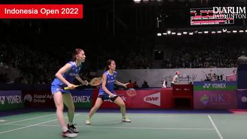 Highlight Match - Nami MATSUYAMA/Chiharu SHIDA vs Julie FINNE-IPSEN/Mai SURROW | Indonesia Open 2022