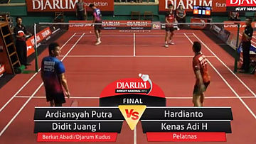 Ardiansyah Putra/Didit Juang Indrianto (BERKAT ABADI/DJARUM KUDUS) VS Hardianto/Kenas Adi Haryanto (PELATNAS)