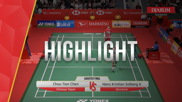 Chou Tien Chen (Chinese Taipei) VS Hans Kristian Solberg VIittinghus (Denmark)