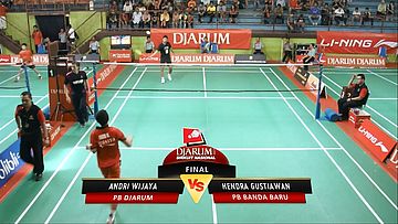 Andri Wijaya (PB DJARUM) VS Hendra Gustiawan (PB BANDA BARU)