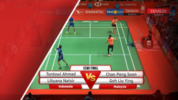 Tontowi Ahmad/Liliyana Natsir (Indonesia) VS Chan Peng Soon/Goh Liu Ying (Malaysia)