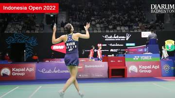 Highlight Match - Carolina MARIN vs Julie Dawall JAKOBSEN | Indonesia Open 2022