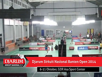 Persiapan Djarum Sirkuit Nasional Banten Open 2014