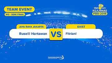 Divisi 1 | WS | Ruselli (Jaya Raya) VS Fitriani (Exist)