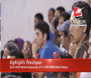 Highlight Penutupan Djarum Sirkuit Nasional Lampung Open 2013 