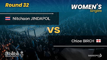 Round 32 | WS | BIRCH (ENG) vs JINDAPOL (THA) | Blibli Indonesia Open 2019