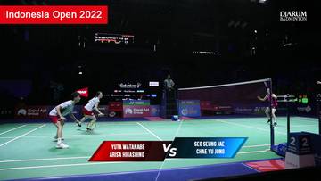 Highlight Match - Yuta WATANABE / Arisa HIGASHINO vs SEO Seung Jae / CHAE Yu Jung | Indonesia Open 2022
