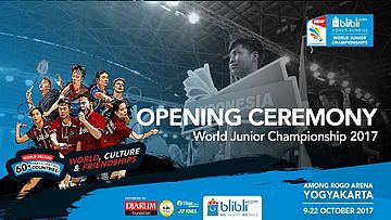 Opening Ceremony World Junior Championships 2017