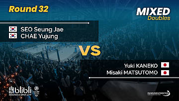 Round 32 | XD | SEO / CHAE (KOR) vs KANEKO / MATSUTOMO (JPN) | Blibli Indonesia Open 2019