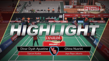 Dinar Dyah Ayustine (Djarum Kudus) VS Ghina Nusrini (Jaya Raya Jakarta)