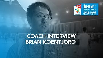 Brian Koentjoro (Australia) Blibli.com Yonex-Sunrise BWF Badminton World Junior Championships 2017