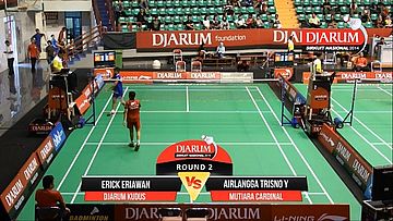 Erick Eriawan (DJARUM KUDUS) VS Airlangga Trisno Y (MUTIARA CARDINAL)