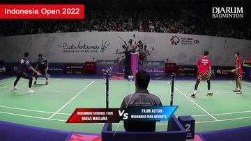 Highlight Match - Fajar ALFIAN/Muhammad Rian ARDIANTO vs Muhammad Shohibul FIKRI/Bagas MAULANA | Indonesia Open 2022