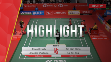 Rinov Rivaldy/Angelica Wiratama (Indonesia) VS Tan Kian Meng/Lai Pei Jing (Malaysia)