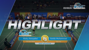 Risky Ansyahri (PB Jaya Raya) VS Faridz Muhammad (SGS PLN)