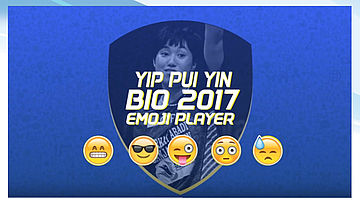 Yip Pui Yin - Emoji Players at BCA Indonesia Open 2017