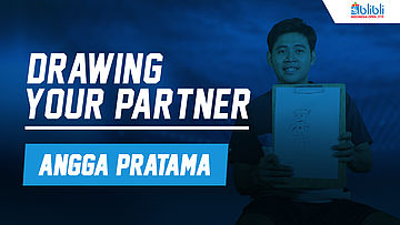Drawing Your Partner with Angga Pratama at Blibli Indonesia Open 2018