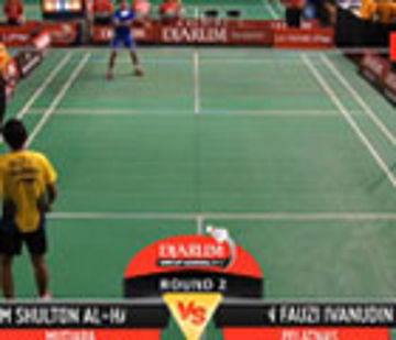 Rivan Fauzi Ivanudin (Pelatnas) VS M Shulton Al Hakim (Mutiara Cardinal Bandung)