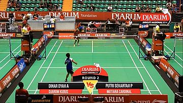 Putri Sekartaji P (MUTIARA CARDINAL) VS Dinar Dyah A (DJARUM KUDUS) 