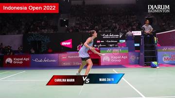 Highlight Match - WANG Zhi Yi vs Carolina MARIN | Indonesia Open 2022