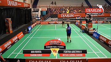 Ana Rovita (DJARUM KUDUS) VS Febtria Adisthya R (MUTIARA CARDINAL BANDUNG) 