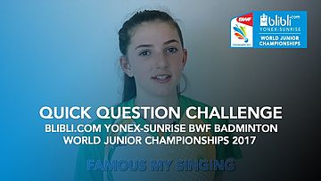 Megan De Beer - Quick Question Blibli.com Yonex-Sunrise BWF Badminton World Junior Championships 2017