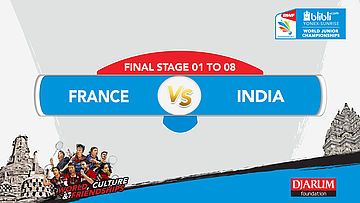 BLIBLI.COM WJC 2017 | FINAL STAGE 01 To 08 | FRANCE vs INDIA | XD