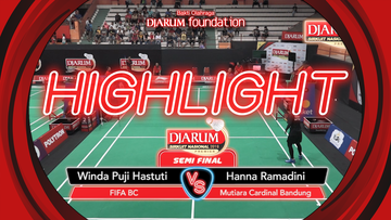 Winda Puji Hastuti (FIFA BC) VS Hanna Ramadini (Mutiara Cardinal Bandung)