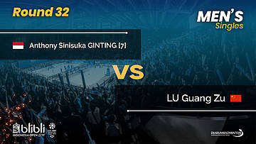 Round 32 | MS | GINTING [7] (INA) vs LU Guang Zu (CHN) | Blibli Indonesia Open 2019