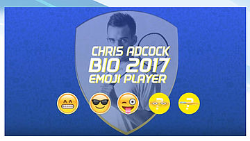 Chris Adcock - Emoji Players at BCA Indonesia Open 2017
