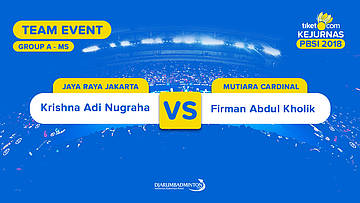 Divisi 1 - Group A | MS | Krishna Adi Nugraha (Jaya Raya) VS Firman Abdul Kholik (Mutiara Cardinal)