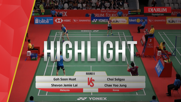 Goh Soon Huat/Shevon Jemie Lai (Malaysia) VS Choi Solgyu/Chae Yoo Jung (Korea)
