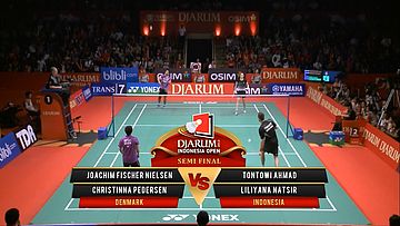 Joachim F./ Christina P. (DENMARK) VS Tontowi A./ Liliyana N. (INDONESIA) Djarum Indonesia Open 2013