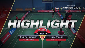 Triya Nur Saadiyah (SGS PLN Bandung) VS Febby Angguni (Pertamina Fastron)
