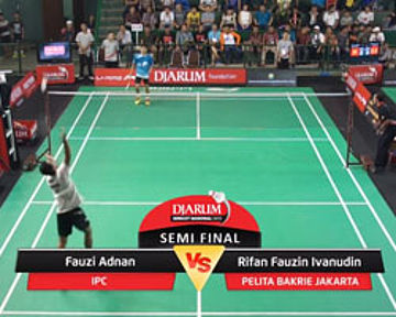 Fauizi Adnan (IPC) VS Rifan Fauzin Ivanudin (Pelita Bakrie Jakarta)