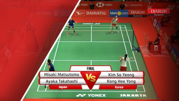 Misaki Matsutomo/Ayaka Takahashi (Japan) VS Kim So Yeong/Kong Hee Yong (Korea)