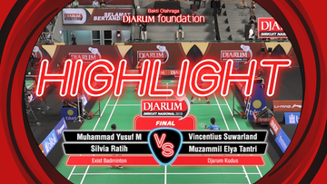 Muhammad Yusuf Maulana/Silvia Ratih (Exist Badminton Club) VS Vincentius Suwarland/Muzammil Elya Tantri (Djarum Kudus)