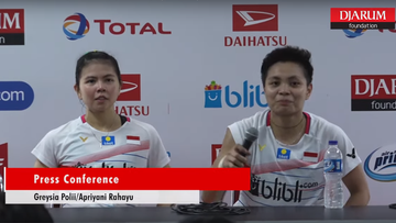 Press Conference - Greysia Polii/Apriyani Rahayu (Indonesia)