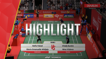 Hafiz Faizal/Gloria Emanuelle Widjaja (Indonesia) VS Vitalij Durkin/Nina Vislova (Russia)