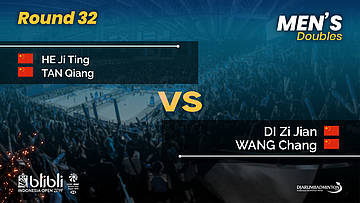 Round 32 | MD | HE J T / TAN (CHN) vs DI Z J / WANG (CHN) | Blibli Indonesia Open 2019