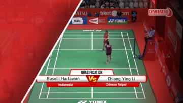 Ruselli Hartawan (Indonesia) VS Chiang Ying Li (Chinese Taipei)
