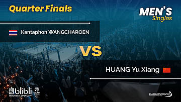 QF | MS | HUANG Y X (CHN) vs WANGCHAROEN (THA) | Blibli Indonesia Open 2019