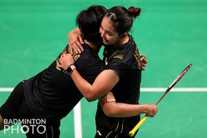 Ribka Sugiarto & Siti Fadia Silva Ramadhanti (Badminton Photo/Yohan Nonotte)